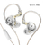 fone Kz edx pro 10mm dual drive circuito sonoro magnético fone de ouvido hifi bass f na internet