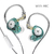 fone Kz edx pro 10mm dual drive circuito sonoro magnético fone de ouvido hifi bass f - PANDASTORETRS 