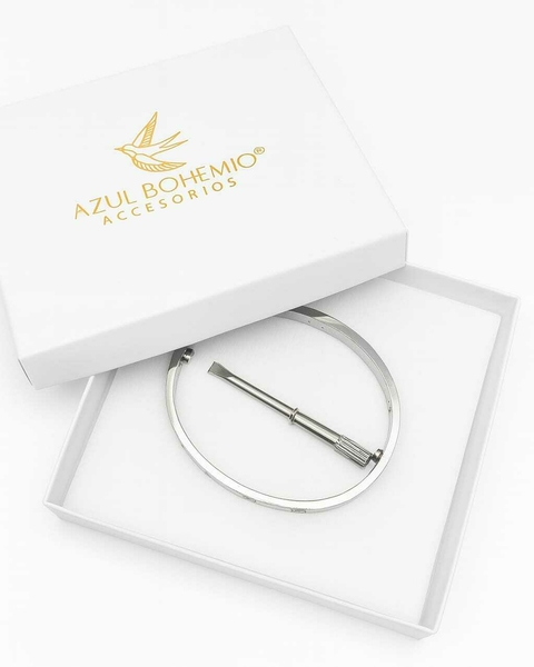 Brazalete de Inspiración Acero Inoxidable Unisex