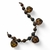 Collar Corazones Café en internet