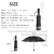 Guarda-chuva dobrável reverso totalmente automático com lanterna led 10 costelas à prova de vento reflexiva listra uv Guarda-chuva dobrável para sol ou dia de chuva - loja online