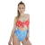 Bikini Traje De Baño Enteriza Combinada Margaritas