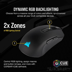 Corsair Ratón gamer M55 RGB PRO Multi-Grip con diseño ambidiestro en internet