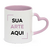 Caneca Love Alça e Interior Lilás 325ml