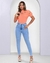 Calça jeans com barra desfiado - comprar online