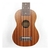 Ukulele Soprano sapele acústico Winner s/capa