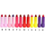 Mini Batom Bastão Infantil Ultra Matte Princesa Vivai - gabrielapaulastore