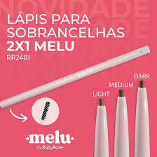 Lápis para sobrancelhas 2x1 Cor Medium Ruby Rose - comprar online