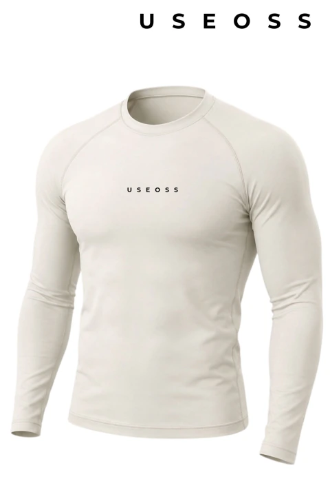RASHGUARD POLIAMIDA BASICA OFF WHITE