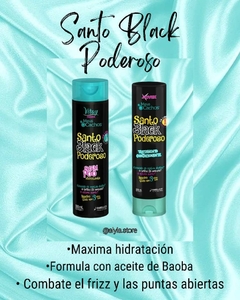 Shampo y Acondicionador Meus Cachos Santo Blanck Poderoso Novex 300g - comprar en línea