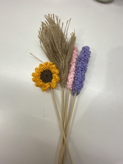 Flores de tela