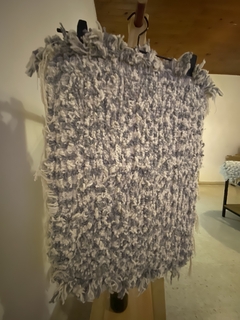 Alfombra Rústica Rectangular gris 60cm