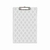 PRANCHETA MAXCRILL PLASTICA OFICIO LUXO METAL CRISTAL