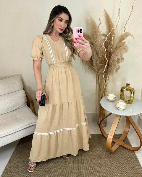 VESTIDO OLGA - BEGE