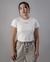 baby tee off white/preta - comprar online