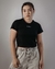 baby tee preta/branca - comprar online