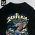 Remera Oversize Snake Negra - comprar online