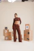 Calça wide leg Cris