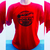 Camiseta Personalizada Vermelha na internet