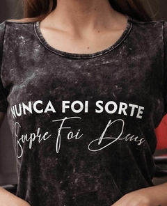 Vestido Nunca foi sorte sempre foi Deus - comprar online