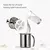 Espumador de leche inoxidable de doble malla, Espumador de leche para café, batidor de huevos, herramienta de cocina, Espumador de café, 400ML - comprar en línea