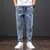 Pantalones vaqueros Cargo para hombre, ropa de calle, Harem, holgados, talla grande 6XL 7XL 8XL, Primavera Verano - comprar en línea
