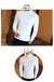 Otoño Invierno jerseys de cuello alto cálido Color sólido suéter de los hombres Jersey delgado hombres suéteres de punto camisa de fondo - comprar en línea