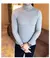 Otoño Invierno jerseys de cuello alto cálido Color sólido suéter de los hombres Jersey delgado hombres suéteres de punto camisa de fondo - Excorp International SA de CV