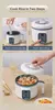 Imagen de Mini olla arrocera eléctrica para el hogar, vaporera multifunción de una capa o doble, electrodomésticos de cocina automática