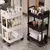 Carro pequeño multicapa para el hogar, estante de almacenamiento de suelo a suelo, cocina, dormitorio, baño, estante de almacenamiento con ruedas - Excorp International SA de CV