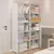 Armario a prueba de polvo de 6/5 capas, estantería de partición de alta capacidad para dormitorio, gabinete de almacenamiento de Montaje Simple abierto, muebles de dormitorio - tienda en línea