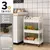 Estante con ruedas multicapa para cocina, suelo, dormitorio - tienda en línea