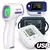 Medidor Digital de presión arterial para brazo, tensiómetro, termómetro de fiebre Digital, termómetro infrarrojo médico, oxímetro de dedo, traje - tienda en línea