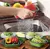 Escurridor plegable de silicona para frutas y verduras, colador plegable, colador de cocina para alimentos, Pasta, utensilios de cocina, dispositivo de drenaje, 2 uds.