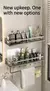 Estante de baño, estante de baño, espacio para inodoro, estante colgante de aluminio, organizador de baño para colgar en la pared - Excorp International SA de CV