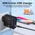 Cargador USB de 6 puertos de carga rápida