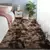 Alfombra de felpa gris para sala de estar, alfombrillas mullidas antideslizantes, decoración del hogar, alfombras de terciopelo suave, manta para habitación de niños - Excorp International SA de CV