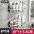 Estante de baño de aleación de aluminio, organizador de almacenamiento de cocina, estante de champú, estante de ducha, accesorios de baño, estante sin Taladro - tienda en línea