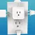 Extensor de salida de enchufe múltiple de 5 vías, expansor de salida de pared, divisor de salida eléctrico pequeño para viajes, hogar, oficina, dormitorio