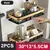 Estante de baño de aleación de aluminio, organizador de almacenamiento de cocina, estante de champú, estante de ducha, accesorios de baño, estante sin Taladro