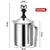 Espumador de leche inoxidable de doble malla, Espumador de leche para café, batidor de huevos, herramienta de cocina, Espumador de café, 400ML - Excorp International SA de CV