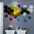 Espejo hexagonal 3D de 6/12 piezas, pegatina de pared de oro rosa, bricolaje - Excorp International SA de CV