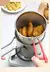 Freidora de acero inoxidable 304 con cesta para freír, olla auxiliar para comida, olla para leche japonesa, aparato de cocina en internet