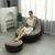 Sofá inflable para ocio, sofá perezoso, cama reclinable plegable para exteriores, asiento esponjoso, Tatami, silla de dormitorio - comprar en línea