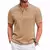 Nueva tendencia de verano para hombres Camisa de manga corta informal a rayas de gama alta Cuello alto clásico de alta calidad Moda cómoda sShort- - comprar en línea