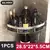 Estante de baño de aleación de aluminio, organizador de almacenamiento de cocina, estante de champú, estante de ducha, accesorios de baño, estante sin Taladro - Excorp International SA de CV