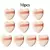 Esponjas de maquillaje triangulares de terciopelo para cara - Excorp International SA de CV