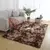 Alfombra de felpa gris para sala de estar, alfombrillas mullidas antideslizantes, decoración del hogar, alfombras de terciopelo suave, manta para habitación de niños - comprar en línea