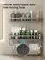 Estante de baño, estante de baño, espacio para inodoro, estante colgante de aluminio, organizador de baño para colgar en la pared - comprar en línea