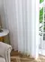 Imagen de Asazal-cortinas opacas de gasa para ventana, tul blanco de alta calidad, hilo grueso, de lujo, para dormitorio, Villa, decoración de sala de estar